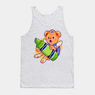 crayon angel Tank Top